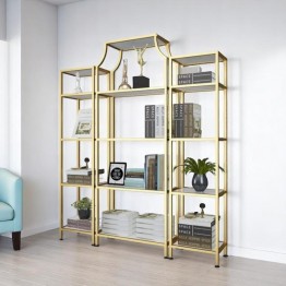 display racks, 3 pieces - golden color SJ-120254