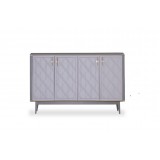 10CH dining table + buffet mirror modern  
