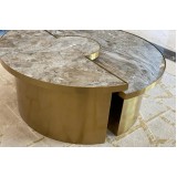 (Chinese Modern coffee table (1+1+2  