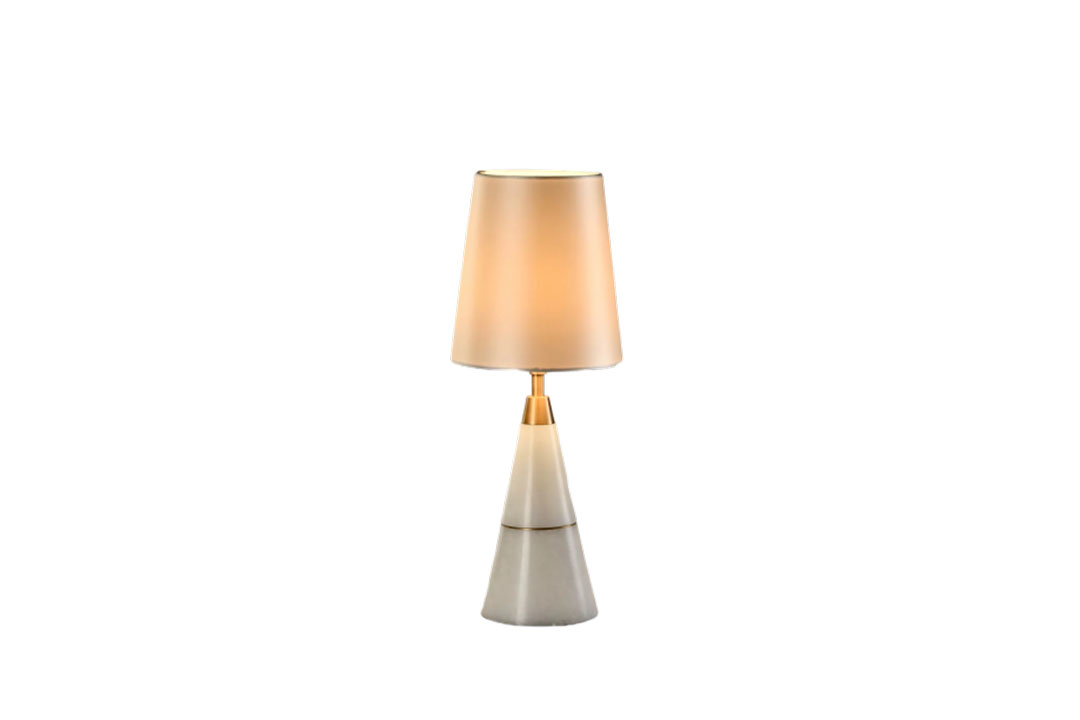Desk lamp with conical white base HB-2614