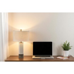 Desk lamp with black marble base HB-2639