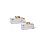 Transparent accessories box 2 pieces KL-190096 (A+B)