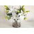 فازة ورد صناعي لزهور ليلي بيضاء  TRD-16-J021