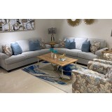طقم كنب مودرن 5 قطع XF-081 - رصاصى