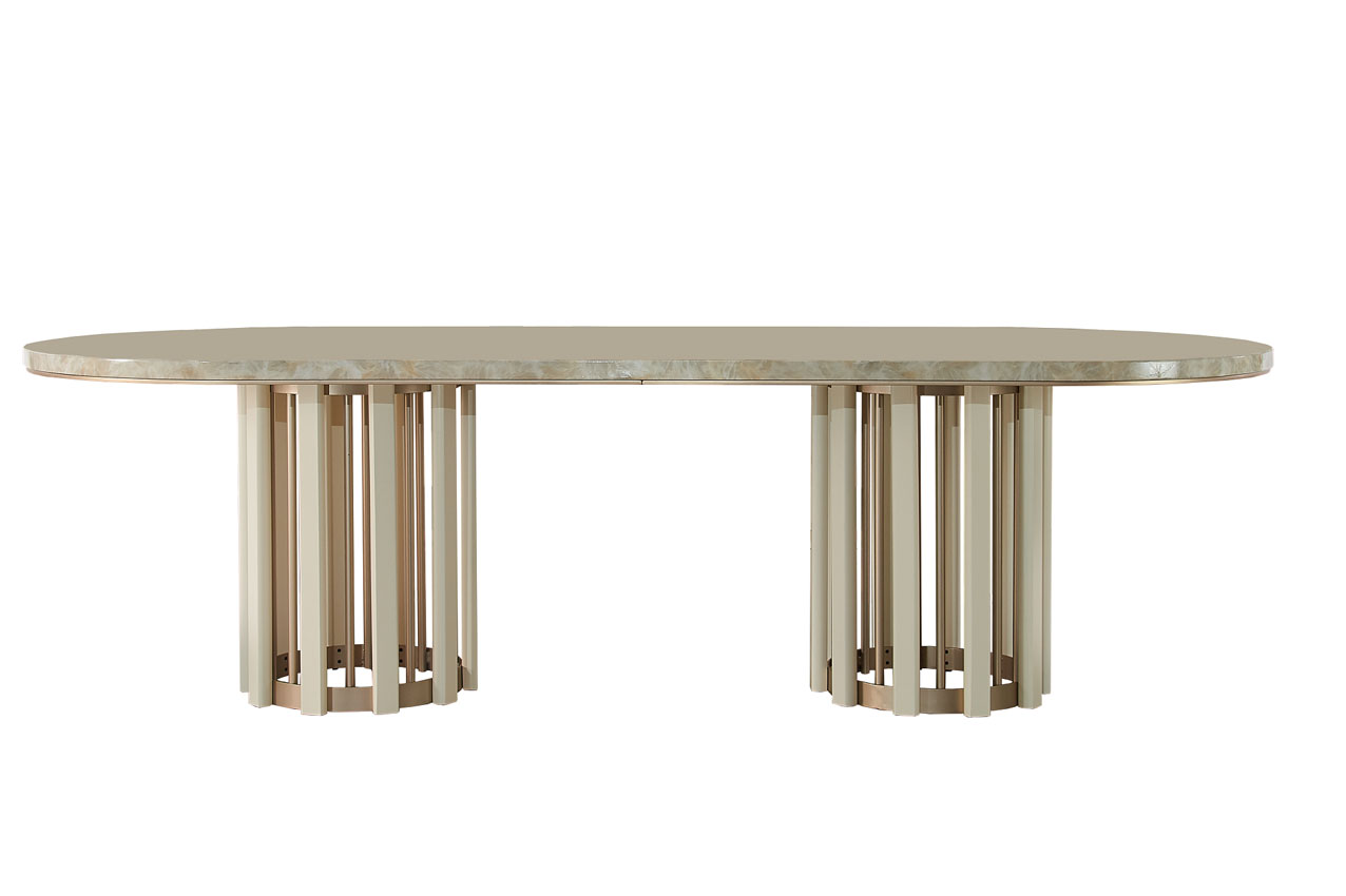 Modern (1+ 12) dining table with buffet
