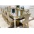 Modern dining table (1+ 10) seats with buffet, SKEB-016 - Gold &Silver