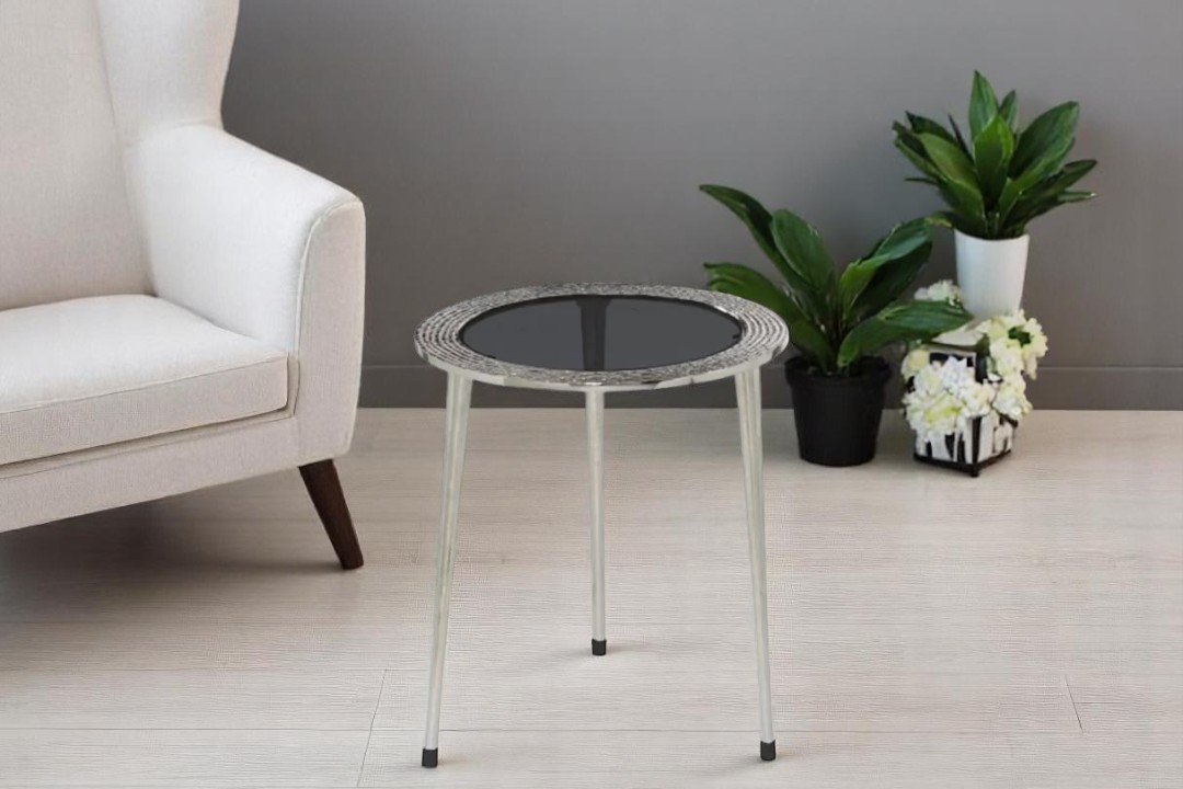 Modern Side Table EA-80860 - silver