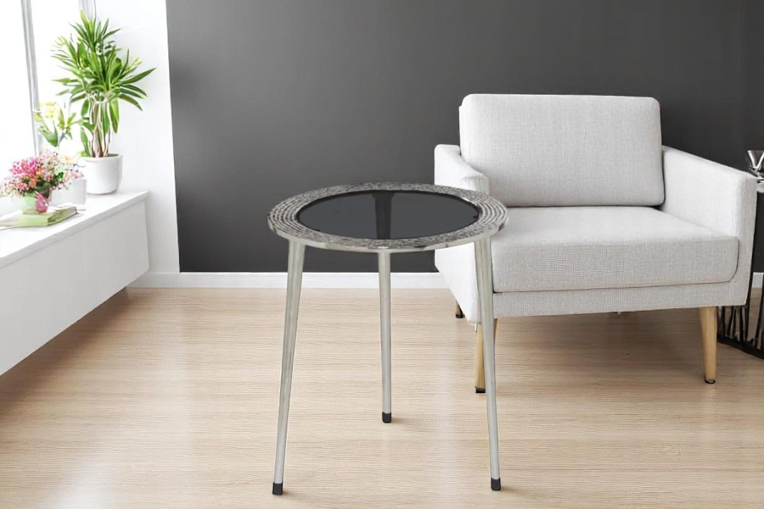 Modern Side Table EA-80860 - silver
