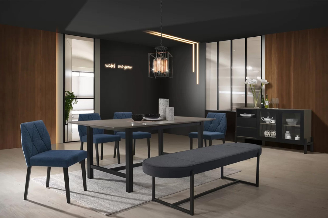 Modern (1+8 ) dining table with buffet