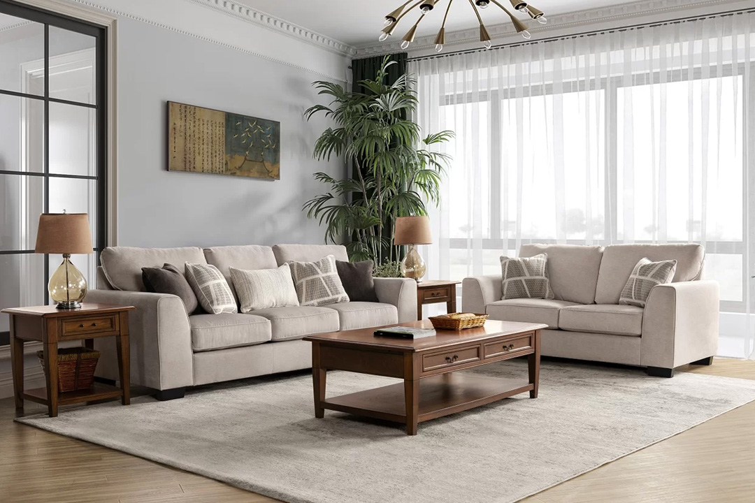 Sofa set consisting of 4 pieces