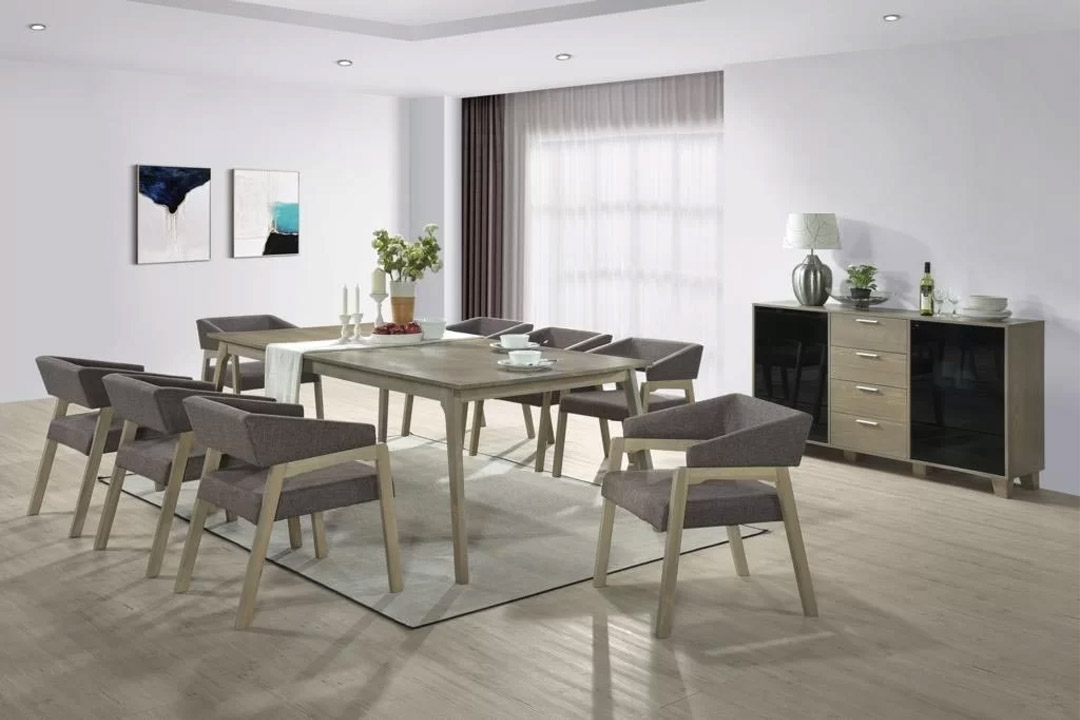 Dining table 8 modern chairs with Britton/Cola buffet