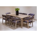 Modern 6 Chairs Dining Table with Britton/Cola Buffet