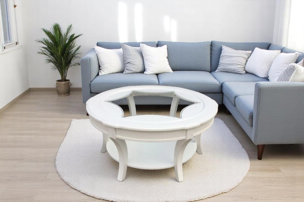 Newclassic 3-piece tea table set - white TQS-204-1