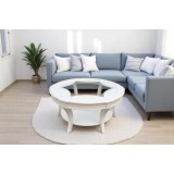 Newclassic 3-piece tea table set - white TQS-204-1