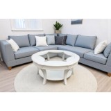 Newclassic 3-piece tea table set - white TQS-204-1