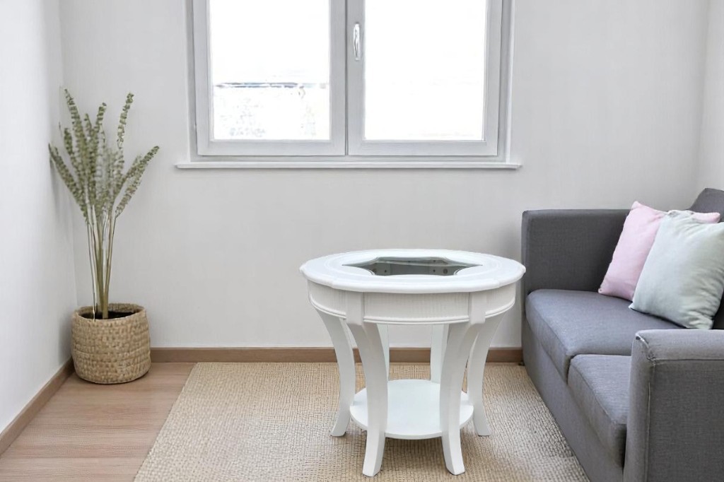 Newclassic 3-piece tea table set - white TQS-204-1