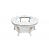 Newclassic 3-piece tea table set - white TQS-204-1