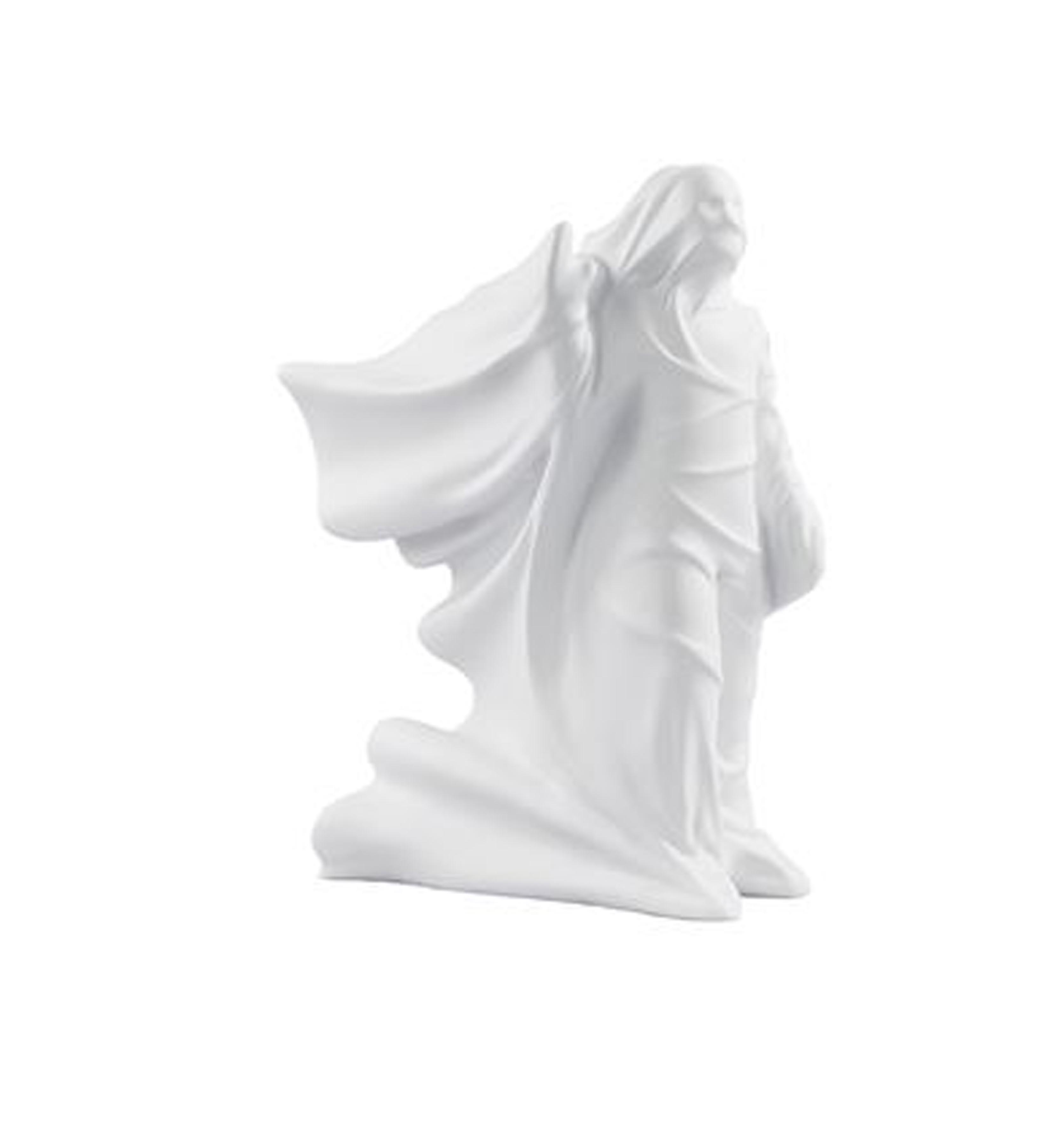 تمثال ديكور لإنسان يرفع يده باللون الأبيض HT-33256