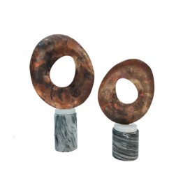 ديكور على شكل حلقة 2 قطعة HT-30315
