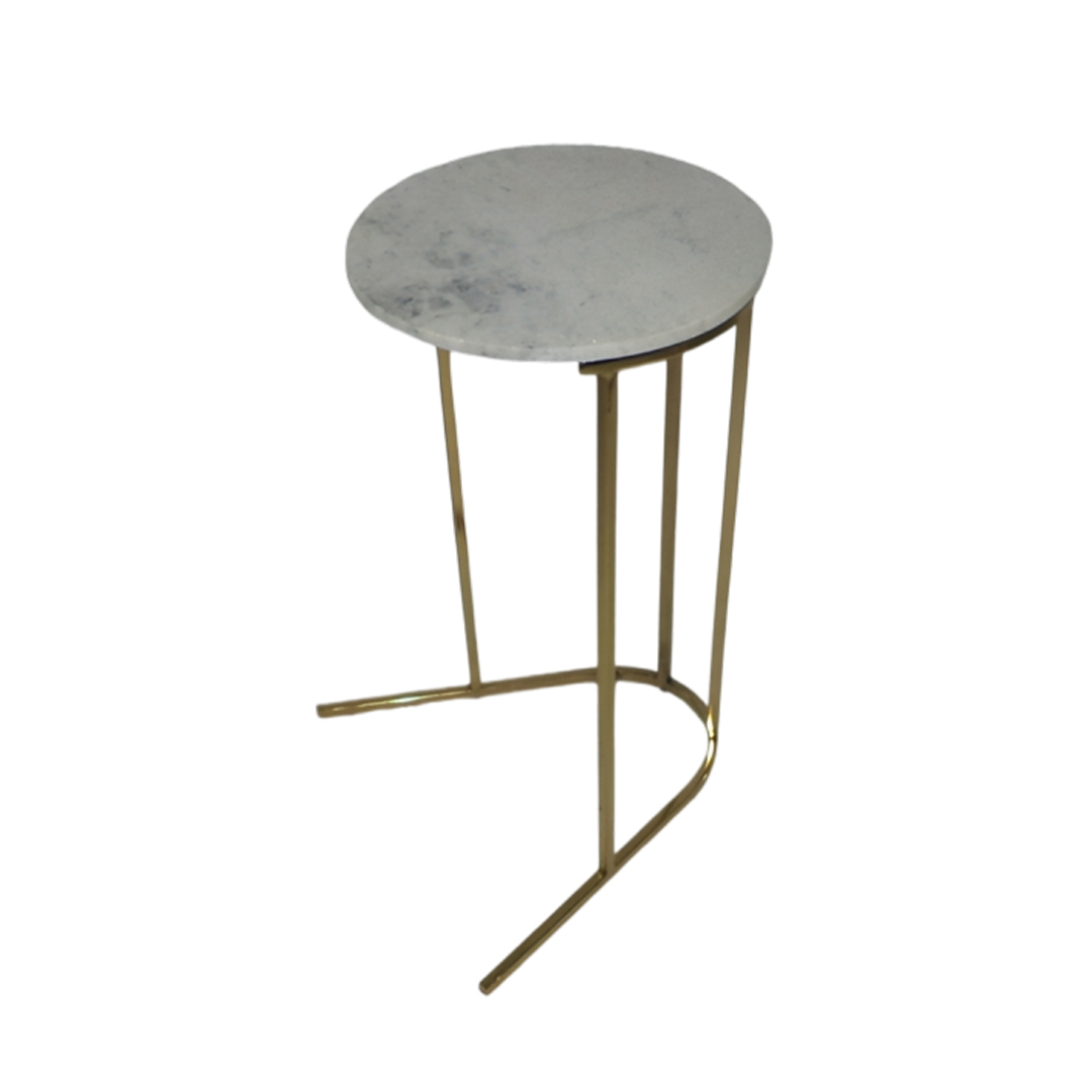طاولة جانبية مودرن ME-221150 - ارجل ذهبية معدنية