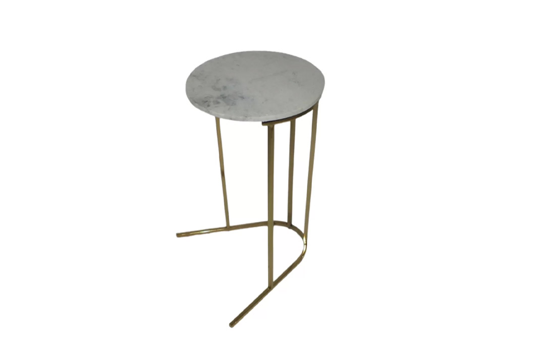 طاولة جانبية مودرن ME-221150 - ارجل ذهبية معدنية