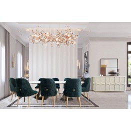 Dining Table 10 CH Modern Ym-66D4030