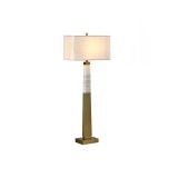 Modern stand lamp with golden base HB-3086