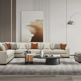 Modern corner sofa set with single chair RL-2602