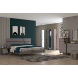 Modern 7-piece bedroom set - gray AB-27