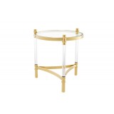 Modern 3-piece tea table set - golden color SK-21001