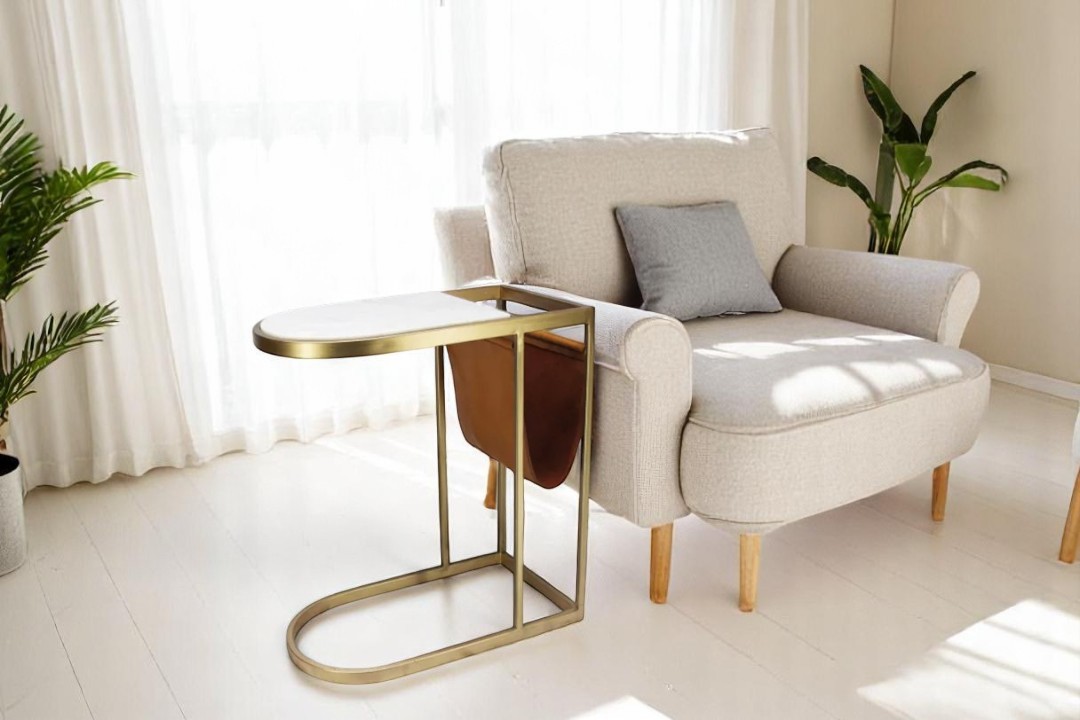 Modern magazine end table 45639