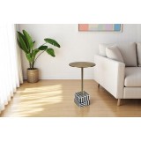 Modern circular end table 69529