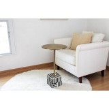 Modern circular end table 69529