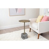 Modern circular end table 69529
