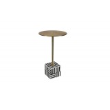 Modern circular end table 69529