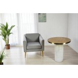 Modern metal end table 68593