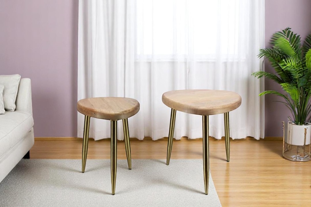Modern side table for bed 2 pieces 46257