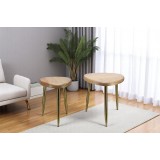Modern side table for bed 2 pieces 46257