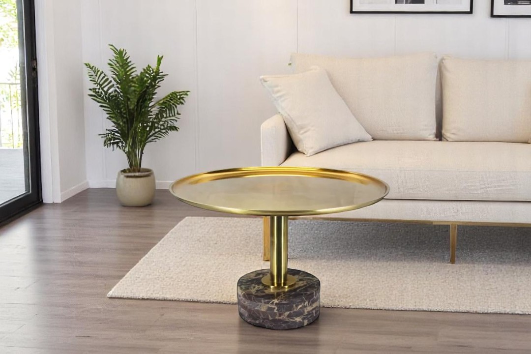 Modern metal side table 69382