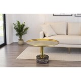 Modern metal side table 69382