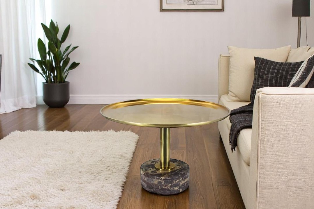 Modern metal side table 69382