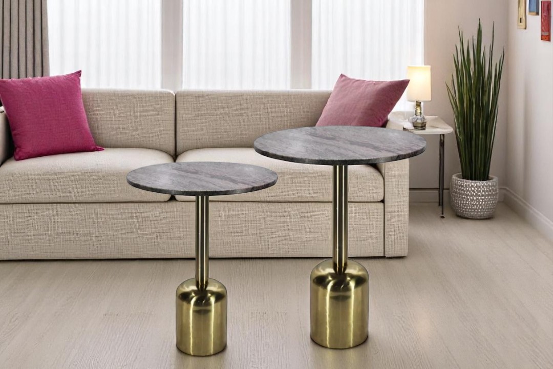 Modern 2 piece service table 45793
