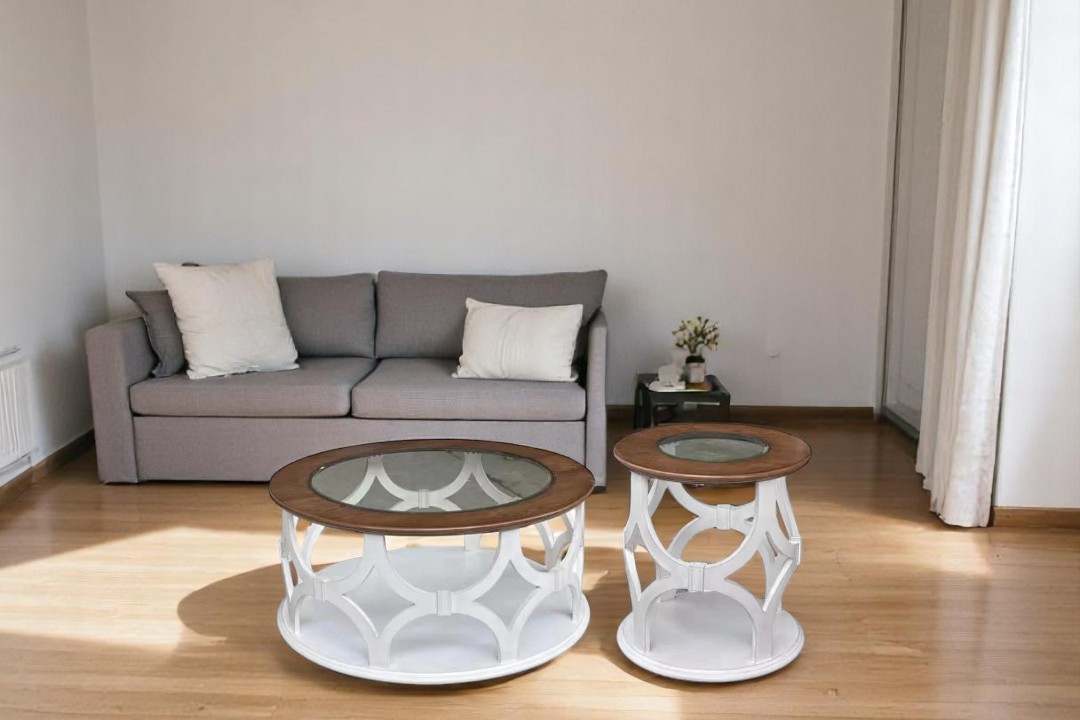 New Classic 3 piece tea tables QAS-0011 light
