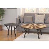 Wooden tea table New classic 3 pieces TAS-190