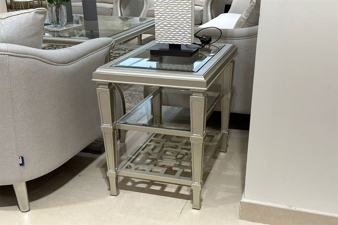 طاولات قهوة زجاج 3 قطع نيو كلاسيك MA-524