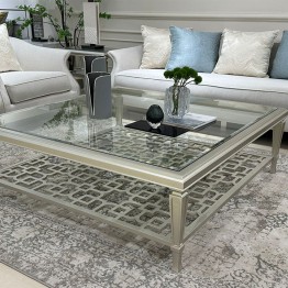 طاولات قهوة زجاج 3 قطع نيو كلاسيك MA-524