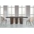 Dining table with 12 chairs + modern buffet Mirror LDS-112A