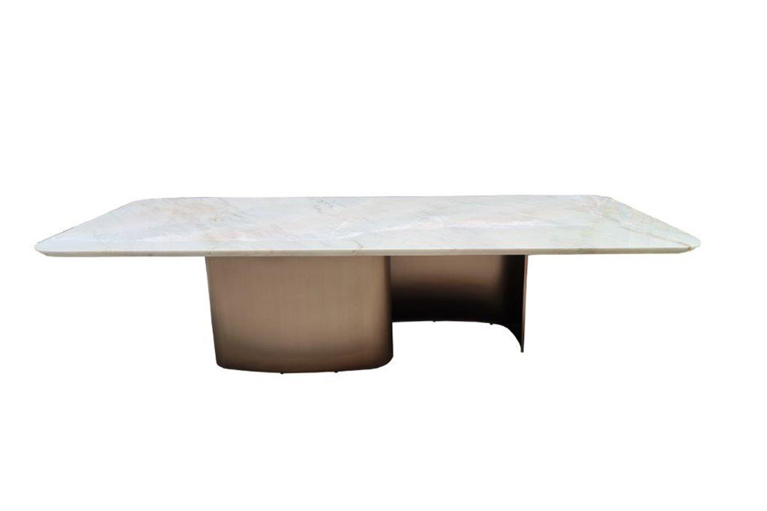white dining table, 300 x 120 x 75 cm CT-1006