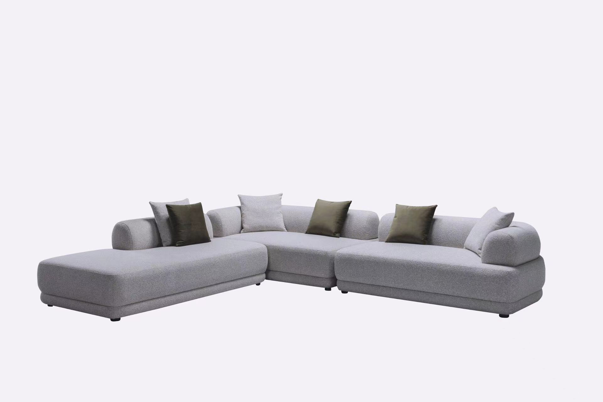 Modern corner sofa set (left) HF-6006