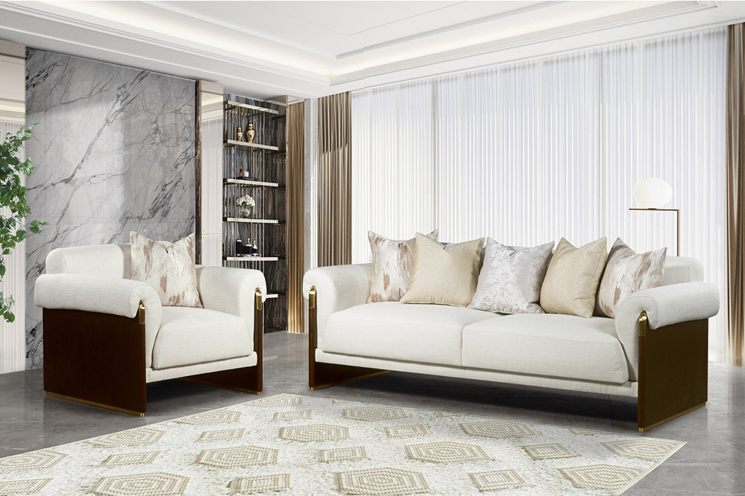 Sofa set consisting of 4 pieces, New Classic H-155